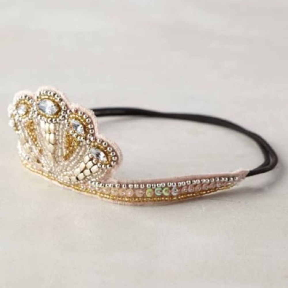 Anthropologie kids Circlet crown pink